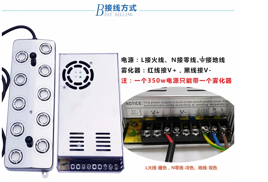 解讀霧屏重要部件超聲波霧化器效果圖